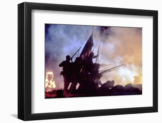 Glory (Pour la gloire) by EdwardZwick, 1989 (guerre by Secession) (photo)-null-Framed Photo