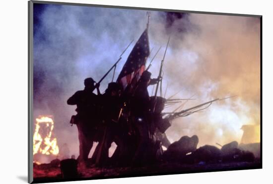 Glory (Pour la gloire) by EdwardZwick, 1989 (guerre by Secession) (photo)-null-Mounted Photo