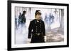 Glory (Pour la gloire) by EdwardZwick with Matthew Broderick, 1989 (guerre by Secession) (photo)-null-Framed Photo