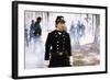 Glory (Pour la gloire) by EdwardZwick with Matthew Broderick, 1989 (guerre by Secession) (photo)-null-Framed Photo