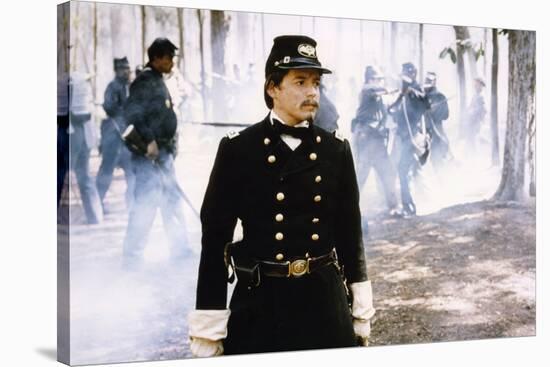 Glory (Pour la gloire) by EdwardZwick with Matthew Broderick, 1989 (guerre by Secession) (photo)-null-Stretched Canvas