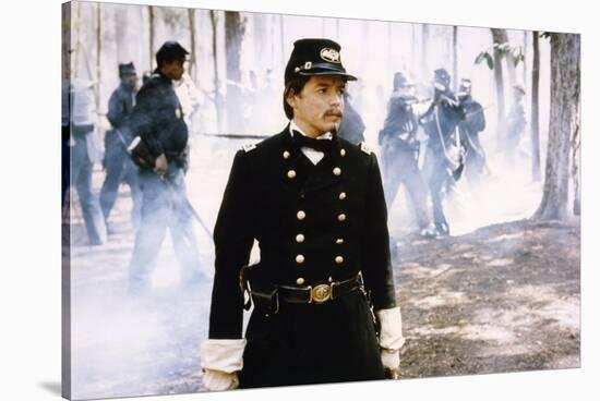 Glory (Pour la gloire) by EdwardZwick with Matthew Broderick, 1989 (guerre by Secession) (photo)-null-Stretched Canvas