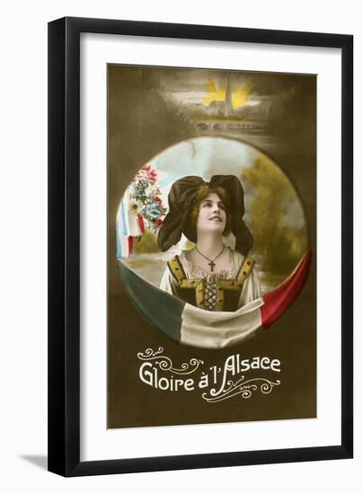 Glory to Alsace, France-null-Framed Art Print