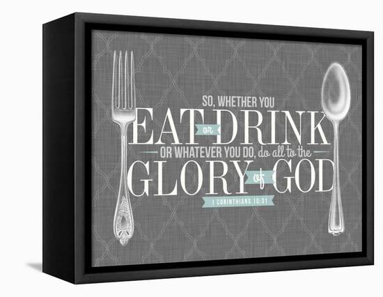 Glory to God 2-null-Framed Stretched Canvas