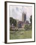 Glos Cathedral 1927-GF Nicholls-Framed Art Print