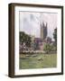 Glos Cathedral 1927-GF Nicholls-Framed Art Print