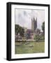 Glos Cathedral 1927-GF Nicholls-Framed Art Print