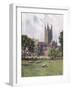 Glos Cathedral 1927-GF Nicholls-Framed Art Print