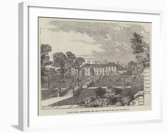 Glossop Hall, Derbyshire, the Seat of His Grace the Duke of Norfolk-null-Framed Giclee Print