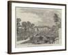 Glossop Hall, Derbyshire, the Seat of His Grace the Duke of Norfolk-null-Framed Giclee Print
