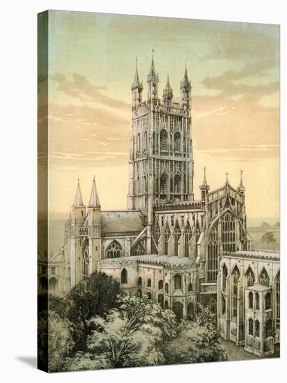 Gloucester Cathedral, Gloucestershire, C1870-Stannard & Son-Stretched Canvas