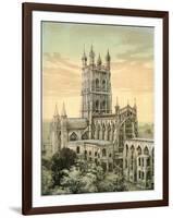 Gloucester Cathedral, Gloucestershire, C1870-Stannard & Son-Framed Giclee Print