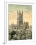 Gloucester Cathedral, Gloucestershire, C1870-Stannard & Son-Framed Giclee Print