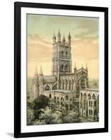 Gloucester Cathedral, Gloucestershire, C1870-Stannard & Son-Framed Giclee Print