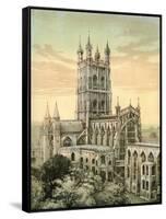 Gloucester Cathedral, Gloucestershire, C1870-Stannard & Son-Framed Stretched Canvas