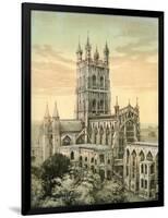 Gloucester Cathedral, Gloucestershire, C1870-Stannard & Son-Framed Giclee Print