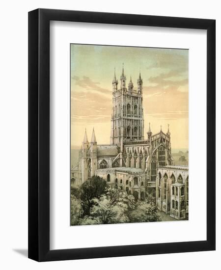 Gloucester Cathedral, Gloucestershire, C1870-Stannard & Son-Framed Premium Giclee Print