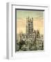 Gloucester Cathedral, Gloucestershire, C1870-Stannard & Son-Framed Premium Giclee Print