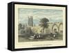 Gloucester Cathedral, View from St Catherine's Abbey-Benjamin Baud-Framed Stretched Canvas