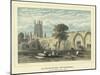 Gloucester Cathedral, View from St Catherine's Abbey-Benjamin Baud-Mounted Giclee Print