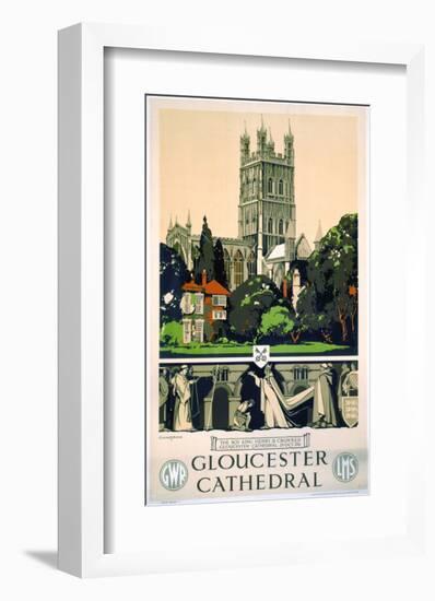 Gloucester Cathedral-null-Framed Art Print