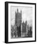 Gloucester Cathedral-WH Bartlett-Framed Art Print