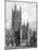 Gloucester Cathedral-WH Bartlett-Mounted Art Print
