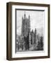 Gloucester Cathedral-WH Bartlett-Framed Art Print