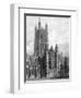 Gloucester Cathedral-WH Bartlett-Framed Art Print