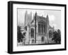 Gloucester Cathedral-WH Bartlett-Framed Art Print