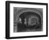 Gloucester Cathedral-WH Bartlett-Framed Art Print