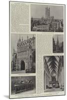 Gloucester Cathedral-null-Mounted Giclee Print