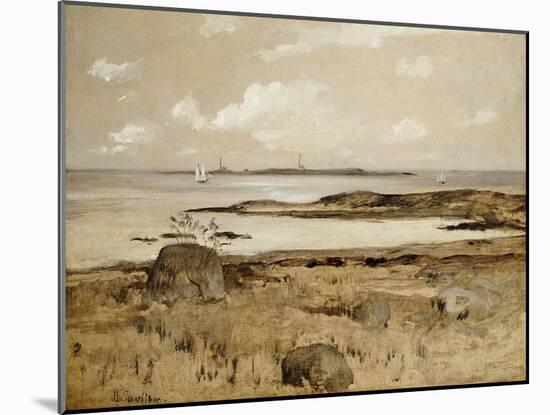 Gloucester Coast-John Henry Twachtman-Mounted Giclee Print