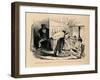 'Gloucester, disguised as a Policeman, discovering Lady Anne',-John Leech-Framed Giclee Print