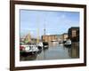 Gloucester Docks, Gloucestershire-Peter Thompson-Framed Photographic Print