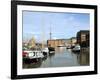 Gloucester Docks, Gloucestershire-Peter Thompson-Framed Photographic Print