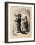 'Gloucester goes into mourning for this little Nephews',-John Leech-Framed Giclee Print