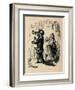 'Gloucester goes into mourning for this little Nephews',-John Leech-Framed Giclee Print