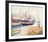 Gloucester Harbor, 1913-Hayley Lever-Framed Art Print