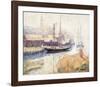 Gloucester Harbor, 1913-Hayley Lever-Framed Art Print