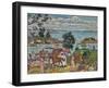 Gloucester Harbor, C.1912(Oil on Canvas)-Maurice Brazil Prendergast-Framed Giclee Print