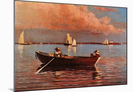 Gloucester Harbor-Winslow Homer-Mounted Art Print