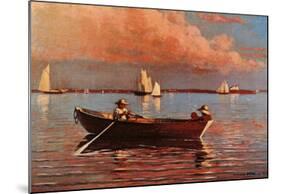 Gloucester Harbor-Winslow Homer-Mounted Art Print