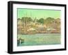 Gloucester Harbour, 1917-Childe Hassam-Framed Premium Giclee Print