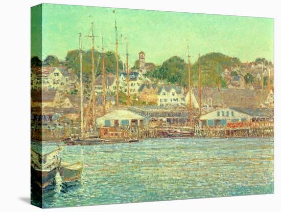 Gloucester Harbour, 1917-Childe Hassam-Stretched Canvas