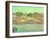 Gloucester Harbour, 1917-Childe Hassam-Framed Giclee Print