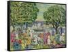 Gloucester Harbour-Maurice Brazil Prendergast-Framed Stretched Canvas