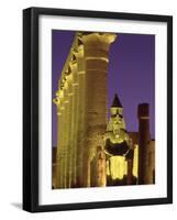 Glow at Luxor Temple-Jim Zuckerman-Framed Photographic Print