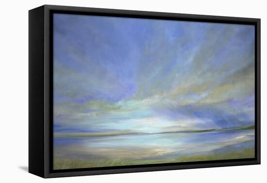 Glow on the Bay-Sheila Finch-Framed Stretched Canvas