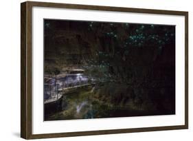 Glow Worms in Waitomo Caves, Waikato Region, North Island, New Zealand, Pacific-Matthew Williams-Ellis-Framed Photographic Print